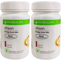 Herbalife Nutrition Afresh Energy Drink Mix Elaichi 50 g Pack of 2