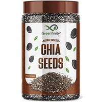 GreenFinity Chia Seeds 300g | Omega-3 Seeds for Eating | Non-GMO and Fibre Rich Seeds | Best for Weight Loss | Healthy Snacks.