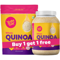 Yogabar Organic Quinoa 2 Kg | Certified Gluten Free Organic Quinoa | Weight Loss alternative to Rice and Wheat | High In Iron & Fibre | 100% Vegan & No Preservatives