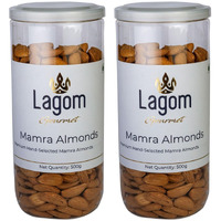 Lagom Gourmet Mamra Almonds 1 Kilogram All Natural No Preservatives No Additives Gluten Free Vegan Plant Based Non Gmo Nuts Dry Fruits Mamra Badam Mamra Giri