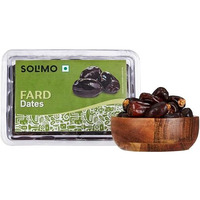 Amazon Brand - Solimo Fard Dates(Omani) | Khajoor/Khajur | Preservative-Free | Natural Sweetener | Hygienically Packed (500g)
