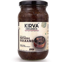 Kirva Organics Natural Gulkand | Damask Rose Petals & Rock Sugar - Kesar Elaichi - 500gm (500gm x 1)