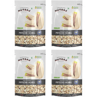 Nutraj California Pistachios (Pista) 1Kg (250g x 4) Pouch Roasted & Salted | Dry Fruits & Nuts | Inshell Pista