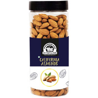 Wonderland Foods Premium California Nonpareil Hand Picked Almonds 500g Jar Pack | Badam Giri | Nutritious & Delicious High in Fiber & Boost Immunity | Real Nuts | Gluten Free