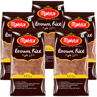 Manna Brown Rice 5kg (Unpolished) |100% Natural | Naturally Low GI | High in Fibre | Helps Control Diabetes