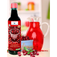 TRUEDREAMALL Cranberry Juice Without Added Sugar, for UTI, PCOD (Concentrate Juice)750ml