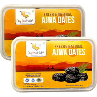 DRY FRUIT HUB Ajwa Dates 1Kg | Ajwa Khajoor | Ajwa Dates Original,Madina Ajwa Dates,Original Ajwa Dates Pack Of 1Kg, Fresh