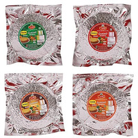 Sambha Khakhra 4 Flavor Combo Methi, Masala, Jeera & Plain | Gujrati Indian Snacks | Healthy | 100% Natural Ingredient | Diet Friendly (800 Gram, Pack Of 40, 4 * 200G)