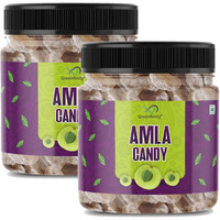 Greenfinity Dried Amla Candy - 250G(Pack Of 2), Organic Dry Indian Gooseberry Fruit Mouth Freshener Without Added Sugar Or Preservatives - 500 gram