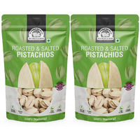 WONDERLAND FOODS (DEVICE) Dry Fruits American California Roasted & Salted Pistachios (Pista) 1Kg (500G X 2) Pouch