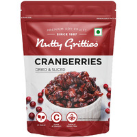 Nutty Gritties Dried US Cranberries 200g | Cranberry, Healthy Snack for kids and adults | Resealable Pouch
