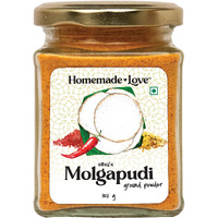 Homemade Love Idli Chutney Powder (150g)| South Indian style Molgapudi | Instant Gunpowder Chutney | Perfect for Idli, Dosa, Appam, Rice, Chapati, and Roti | No Added Onion and Garlic