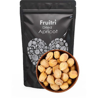 Fruitri Organic Premium Dried Apricot Dry Fruits, Soft And Big Size Khumani, 500Gram