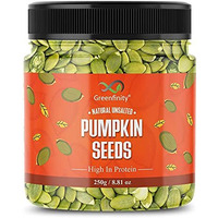 GreenFinity Raw Pumpkin Seeds - 250 g, High Fiber, Protein Rich Superfood and Antioxidants Pepita | Immunity Booster, Diet Snack