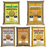 Puraatan Unpolished Siridhanya 5kg Combo(1kg x 5) | 1kg Browntop Millet, 1kg Kodo Millet, 1kg Little Millet, 1kg Barnyard Millet and 1kg Foxtail Millet | Dr khadar vali 5 Positive Millets