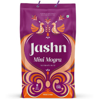 JASHN FOODS Mini Mogra Basmati Rice-Naturally Aged, Rich Aroma-Unpolished Grain, Sweet In Taste Perfect For Daily Cooking Gluten Free Ideal With Meat, Curries, Dals & More-10 Kg