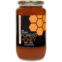 The Believers Choice Raw Organic Forest Honey, Wild, Unprocessed, Unheated, Original Honey 100% Pure and Natural, Non Pasteurized,Collected from Deep Forest - 1200 Grams Glass Jar (Pack of 1)