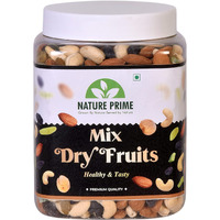 Nature Prime Premium Mix Dry Fruits and Nuts with Almonds| Cashew| Kishmish | Apricot | Black Raisins | kiwi | Dry Fruits, Seeds & Nuts - 900 gm