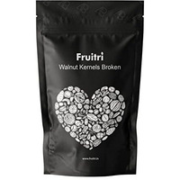 Fruitri California Broken Walnuts Without Shell, Light Golden Akhrot Giri, 500G, Unshelled
