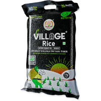 Village Rice Highest Soluble High Dietary Fiber Rice with High Protein, Low Glycemic Index (GI) - 5Kg, Pack of 1