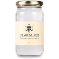 The Coconut People 100% Organic Virgin Coconut Oil Cold-Pressed, USDA Organic Certified, Vegan, Keto, Fresh Flavor and Aroma for Cooking & Healthy Skin and Hair - 500ml Jar