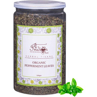 The Indian Chai Organic Peppermint Tea Loose Leaves Herbal Tea In Airtight Jar 100 Gram (Pack Of 1)