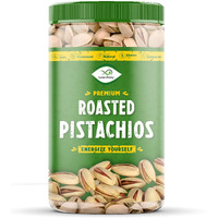 GreenFinity 100% Pistachios Roasted & Salted, 500g [Jar Pack].