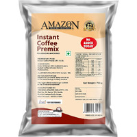 AMAZON 3 In 1 Instant Coffee Premix Powder No Added Sugar Pack Of 1 For Vending Machine | Manual Use, Bag