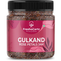 FreshoCartz Himalyan Gulkand | Rose Petal Jam | 100% Sun-Cooked Pure No Artificial Flavours | Digestive & Healthy Rose Gulkand - Jar Pack (400g (Pack of 1))