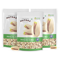 Nutraj California Roasted & Salted Inshell Pistachios 600g (200g x 3) | Salted Pista | Crunchy & Healthy | Healthy Snacks | Dry Fruits & Nuts | Rich in Vitamin & Minerals | With shell Pistachio