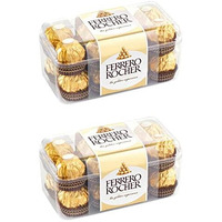 Ferrero Rocher Chocolate - 16 Pcs, 200 gm (2 x Ferrero 16 Pcs, 200g)