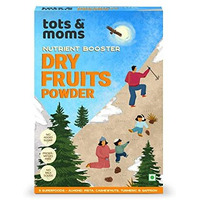 TOTS AND MOMS Foods Dry Fruits Powder | Nutrient Booster for Kids made of Superfoods Almonds, Pista, Cashew, Saffron for porridge, pancake, purees 100gm
