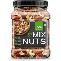 GreenFinity Healthy Nutmix 250g, Dried Almonds, Black Raisins, Cashewnuts, Cranberries, Green Raisins, Walnut Kernels & Many More.