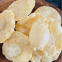 SRI AYYAPPA Authentic Guruvayur Kerala Salted Pappadam - 250 Gm - 4 Inch - Traditional Homemade