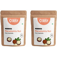 cravez Exotic Macadamia Nuts - 1000 Gram (Grade A ++ Nuts, Premium Jumbo Size, Imported) Richest Natural Source Of Antioxidants | Healthy Fats |Vegan | No Additives | Packed In Premium Reusable Jar