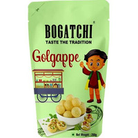 BOGATCHI Pani puri packet ready to eat - Fry or Bake in Microwave | instant pani puri pellets | Golgappe Packet Readymade | Pani Puri Papad | pani poori Panipuri packets - Value Pack, 200g