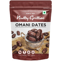 Nutty Gritties Premium Dates - Omani - 500g, Value Pack| Khajoor Or Khajur Dry Fruit | Healthy & Nutritious Snack | Rich in Protein & Vitamins | Natural Sweetner, Fresh
