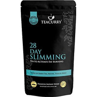 TEACURRY 28 Day Slimming Tea For Weight Loss With Free Diet Chart|100 Gms Loose Tea|Slimming Tea Helps Lose Weight,Reduce Tummy,Prevent Ageing|Weight Loss Green Tea,100 grams