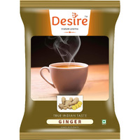 Desire Instant Ginger Tea Premix | Ready To Drink Adrak Karak Chai, Just Add Hot Water | Permium Instant Tea Mix Powder | Ideal For Vending Machine (Pack Of 1, 1 Kg) - Chai