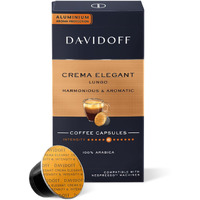 DAVIDOFF Crema Elegant Capsules - 6/12 Intensity - 10 x Capsules - 55 g