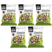 WONDERLAND FOODS (DEVICE) - Dry Fruits I American California Roasted & Salted Pistachios (Pista) 500g I (100g X 5) Pouch Combo Pack