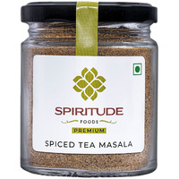 Spiritude Tea Masala Powder 100Gm 200 Cups Chai Masala Powder Kadak Chai With 7 Aromatic Spices 100% Organic Ingredients, Invigorating, Refreshing, Immunity Booster With No Preservative, Black Pepper
