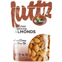 Mr.NUTTZ Premium California Almonds 500g Pack Pouch | High Fiber & Immunity Booster | Real Nuts | Gluten-Free | Raw | Healthy Snacks