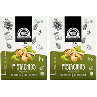 WONDERLAND FOODS Roasted and Salted Pistachios Jumbo Size, 400 g Box (Pack of 2, 200 g Each)