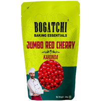 BOGATCHI Big Cherry Karonda for Cake, Ice Creams and Shakes Decorations, Red Cherry Karonda, Delicious and Tasty, 200g