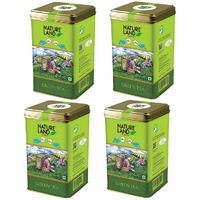 Natureland Organics Green Tea 200 gm, 100% Organic Loose Leaf Tea (Pack of 4)