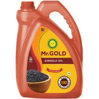 Mr. Gold Cold Pressed Gingelly Oil Can (Sesame Oil/Til Oil), 5L