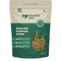 Nourish You Roasted Pumpkin Seeds for Eating 100 G | For Healthy Diet | Immunity Booster and Fiber Rich Superfood | Pack of 1