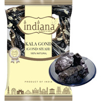 Indiana as offered by nature - Kala gond | Gond Siyah | Black Gum | 100% Pure & Ayurvedic | Lab Tested and Certified (100gm)