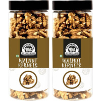 WONDERLAND FOODS (DEVICE) Dry Fruits California Walnut Kernels (Akhrot Giri) I 700G (350G X 2) Jar Combo Pack